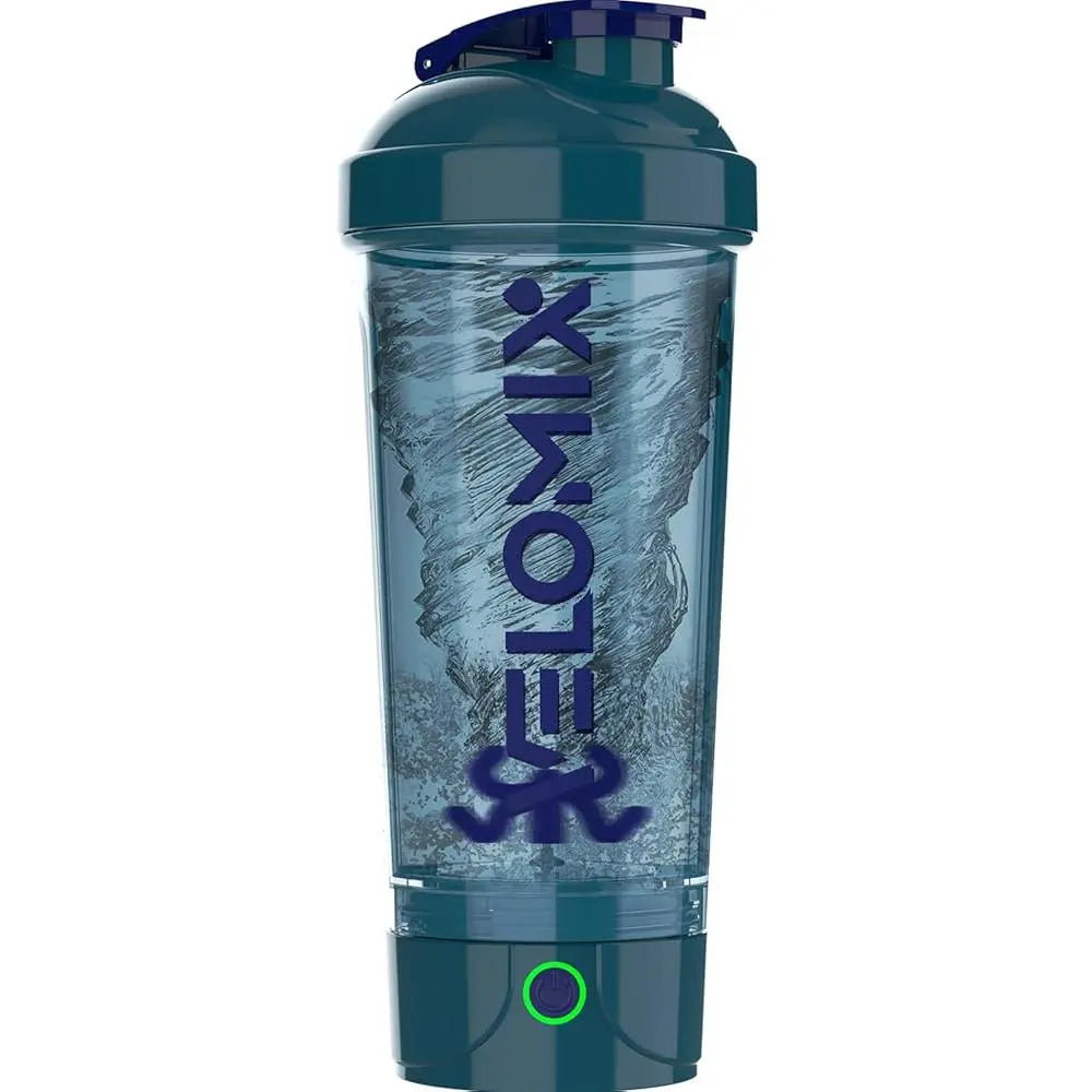 VELOMIX 24Oz Electric Protein Shake Mixer Bottle - USB-C Rechargeable, Leak-Proof Drink Mixer, 80 Mixes per Charge, 1-Touch Mix, Easy-Clean, Durable Bpa-Free PP/PE Plastic for Gym Stuff